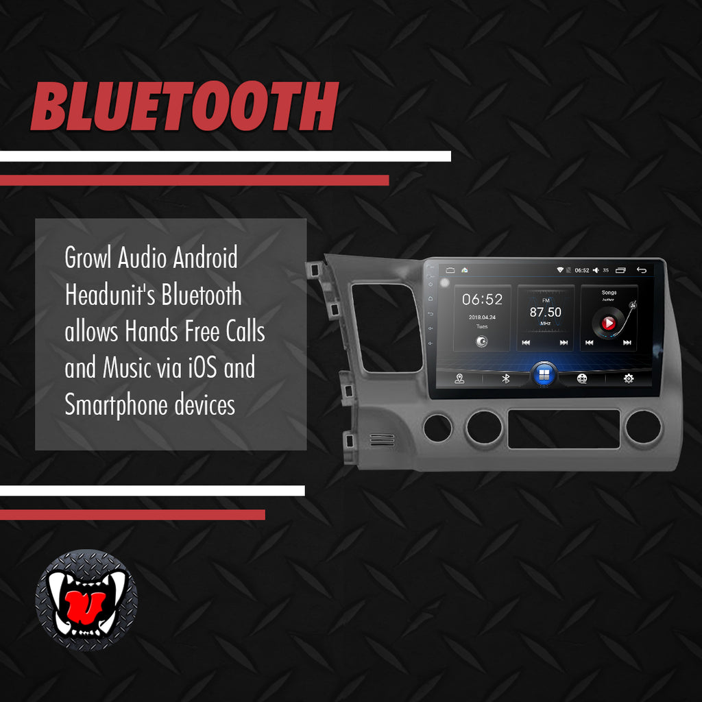 Growl for Honda Civic FD 2007-2011 All Variants Android Head Unit 10"