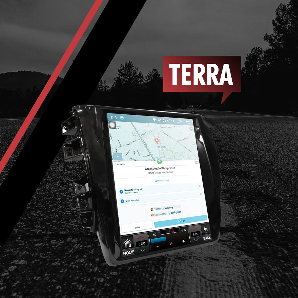 Growl for Nissan Terra 2018-2020 EL, VL, Digital AC Android Head Unit 12.1" Vertical Screen