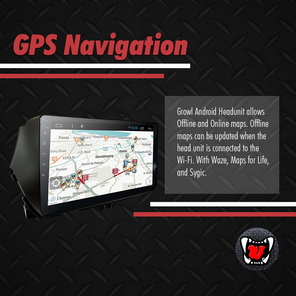 Growl for Suzuki Ciaz All Variants Android Head Unit 9"