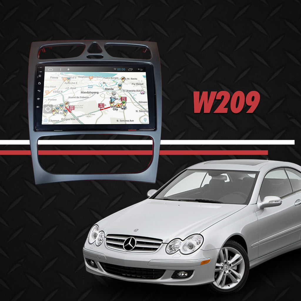 Growl for Mercedes-benz W209 Android Head Unit 9" Screen