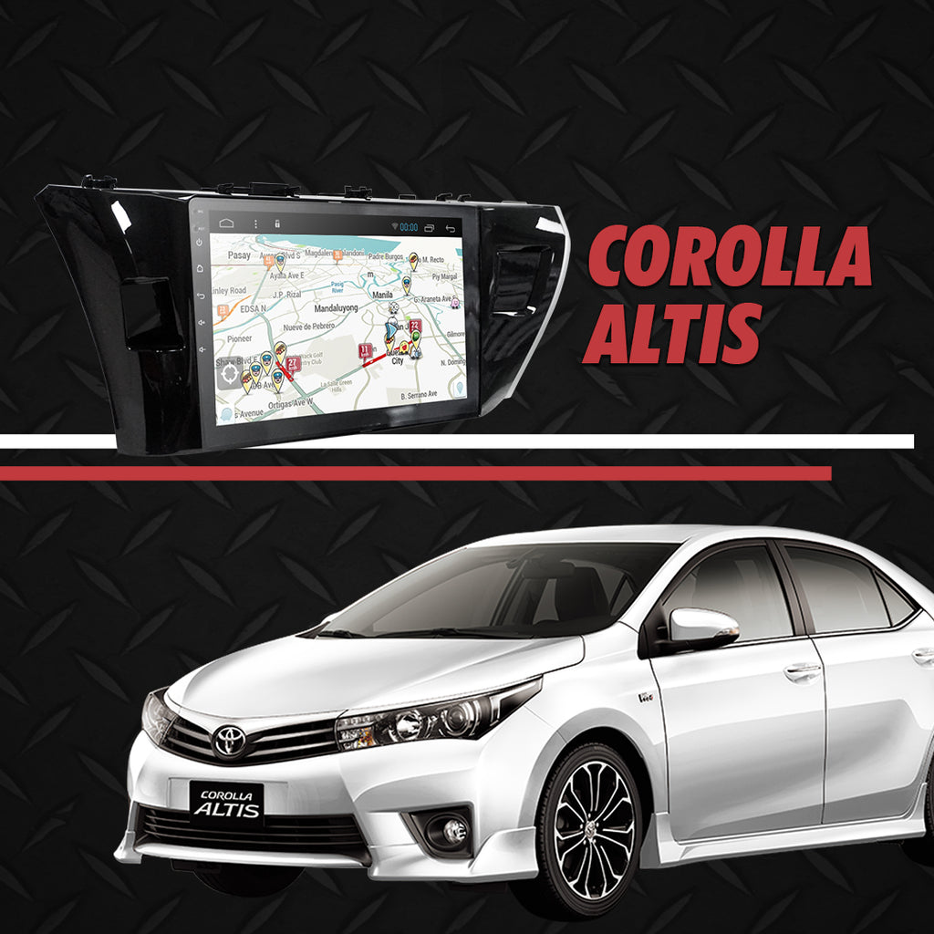 Growl for Toyota Corolla Altis 2013-2016 All Variants Android Head unit 10"  Screen