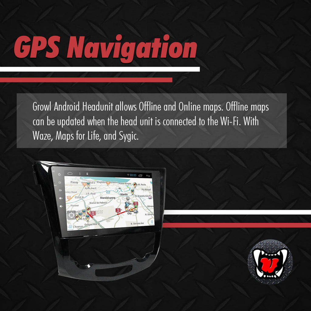 Growl for Nissan Xtrail 2014-2020 All Variants Android Head Unit 9" FULL TAB